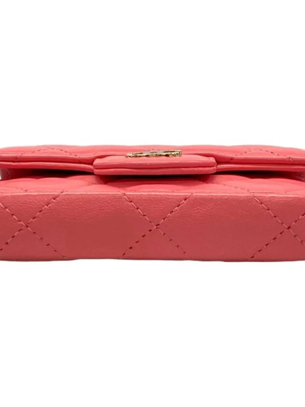 CHANEL Mini Matelasse Pink Lambskin Bum Bag Gold hardware